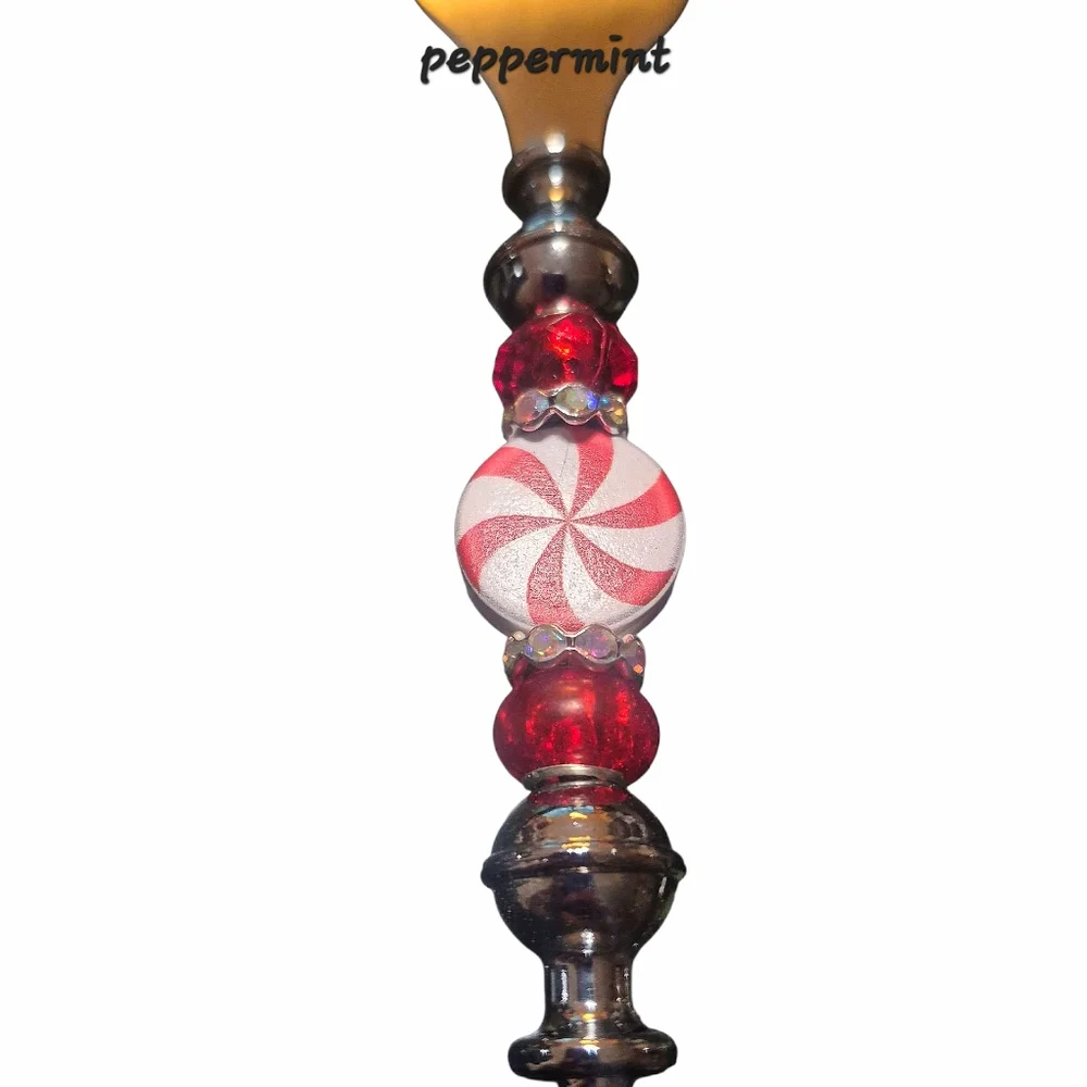 Plaid x-mas beaded‎ bottle opener